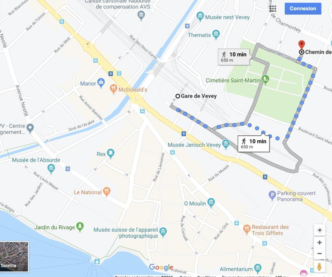 Apartmán Les Cypres Vevey Exteriér fotografie