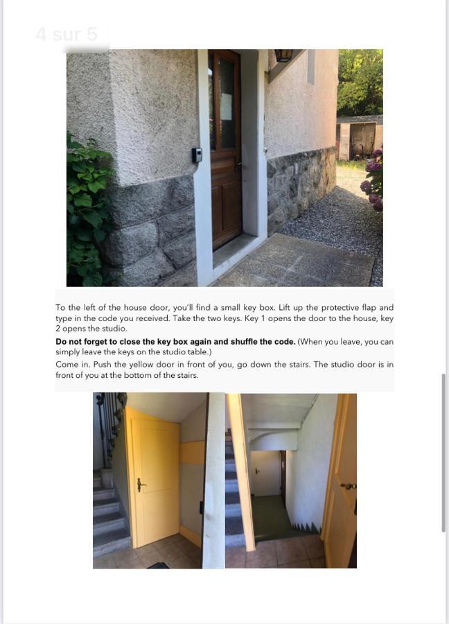 Apartmán Les Cypres Vevey Exteriér fotografie